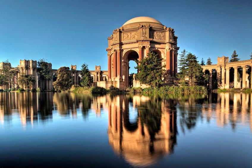 旧金山艺术宫 palace of fine arts