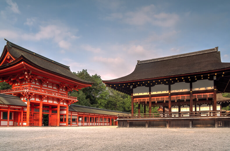 贺茂御祖神社shimogamo Jinja Shrine 家乡美