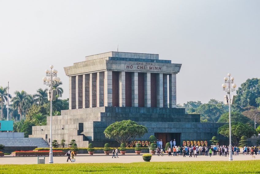the ho chi minh memorial hall胡志明纪念堂